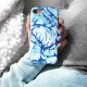 Funda para iPhone Ocean Blue Chrome Marble