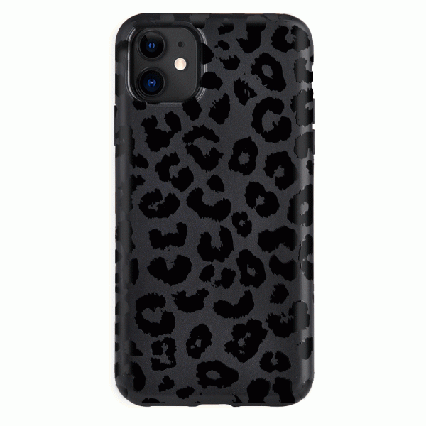 Funda iPhone Leopardo Negro