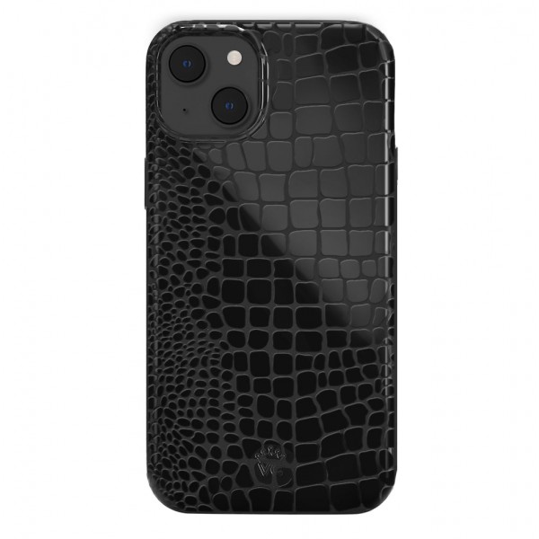 Funda iPhone Black Croc