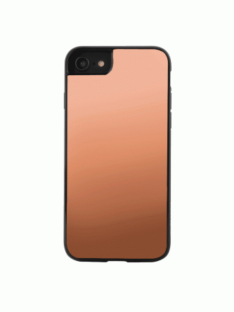 Funda iPhone Oro Rosa Espejo Reflectante